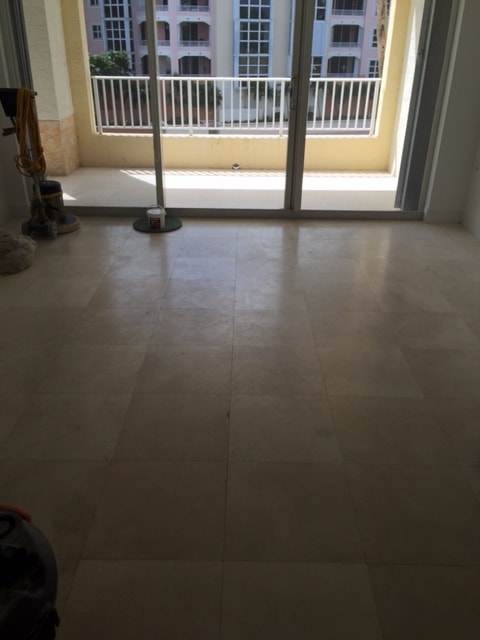 Before epoxy balcony floor - Great Finishes